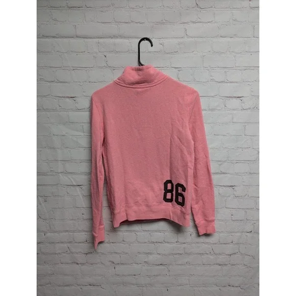 Victoria's Secret Pink 86 Half Zip Hot Pink Pullover Women's XS 973 - Picture 3 of 7